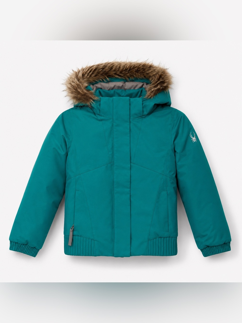 Spyder ski jacket with powder skirt